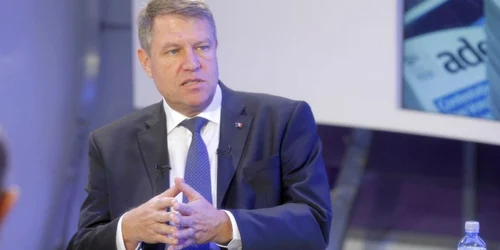 Klaus Iohannis la Adevarul Live FOTO Eduard Enea