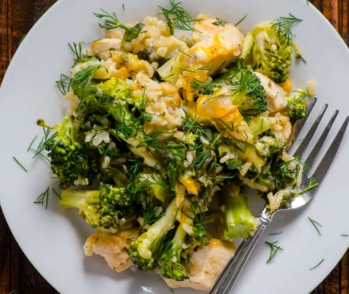pui cu broccoli si orez jpeg