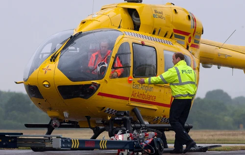 William, pilot la ambulanța aeriană, în 2015, GettyImages