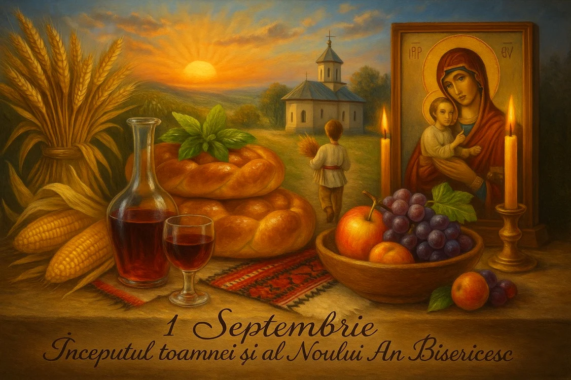 Imagine legată de începutul toamnei și al noului an bisericesc Foto DMS