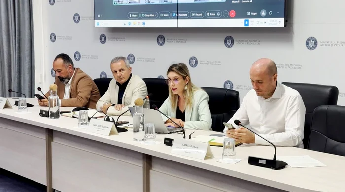 Dezbaterea publică privind selecția noului director general al Romsilva FOTO: Facebook