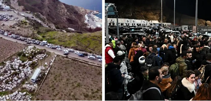 Mii de turiști au părăsit insula Santorini FOTO: Adevărul