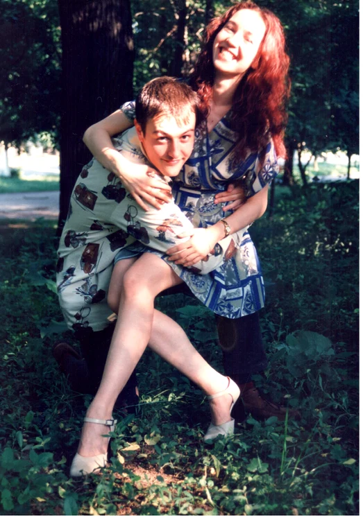 Călin Geambașu și Cristina Uta, pe vrema când erau amândoi la ”Școala Vedetelor” și formau un cuplu