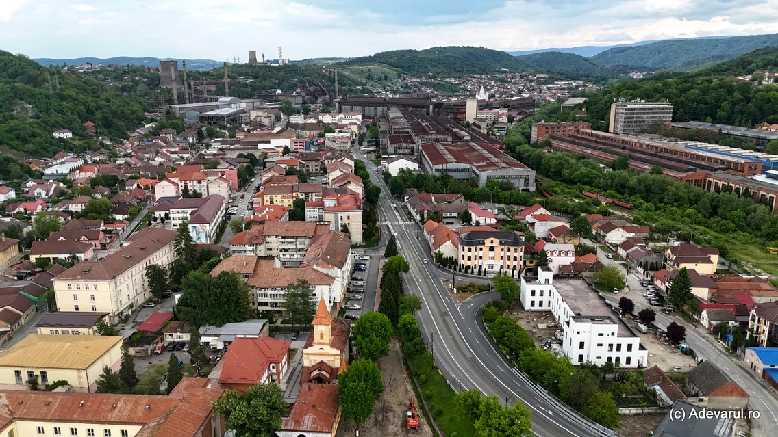 Orașul Reșița, imagini aeriene  Foto Daniel Guță ADEVĂRUL (34) JPG