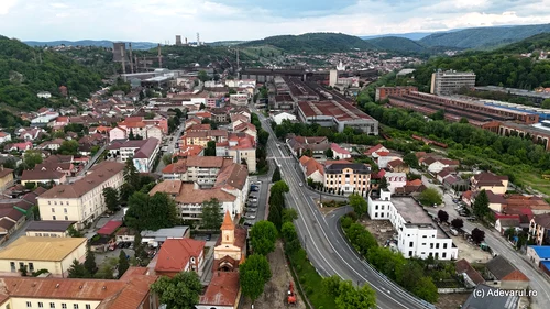 Orașul Reșița, imagini aeriene Foto Daniel Guță ADEVĂRUL (34) JPG