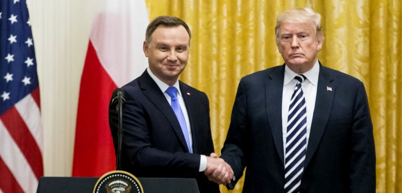 Andrzej Duda si Donald Trump FOTO EPA-EFE