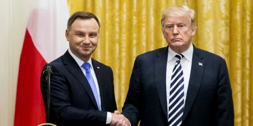 Andrzej Duda si Donald Trump FOTO EPA-EFE