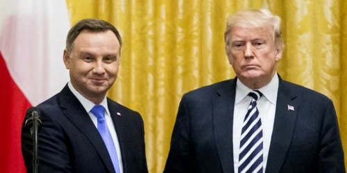 Andrzej Duda si Donald Trump FOTO EPA-EFE