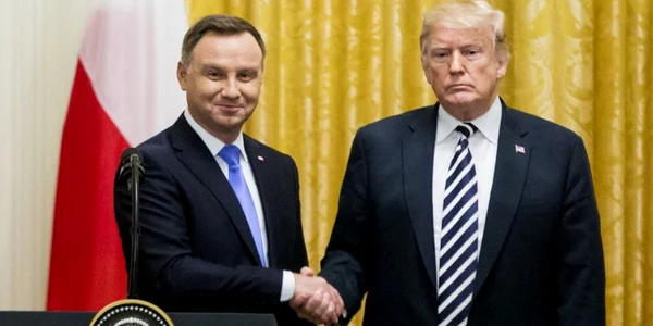Andrzej Duda si Donald Trump FOTO EPA-EFE