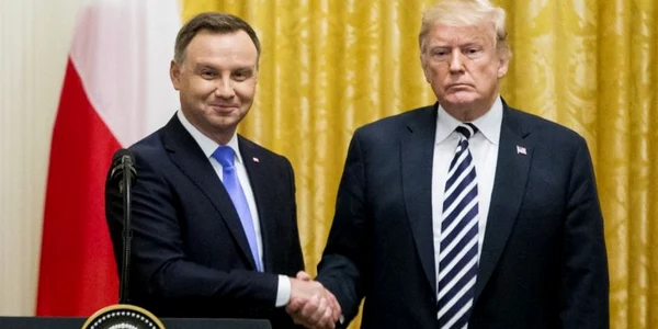 Andrzej Duda si Donald Trump FOTO EPA-EFE