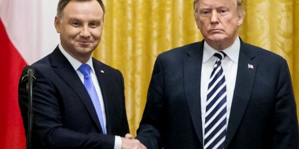 Andrzej Duda si Donald Trump FOTO EPA-EFE