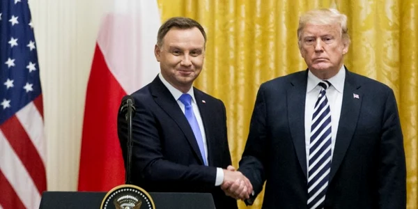 Andrzej Duda si Donald Trump FOTO EPA-EFE
