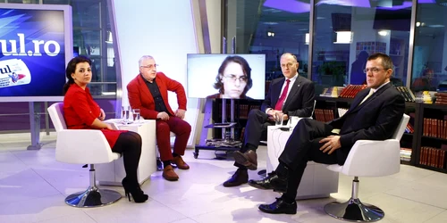 Mircea Geoana si Dan Dungaciu la Adevarul Live FOTO Dan Muntean