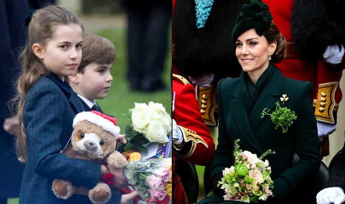 Kate Middleton, Charlotte și Louis Foto Profimedia jpg