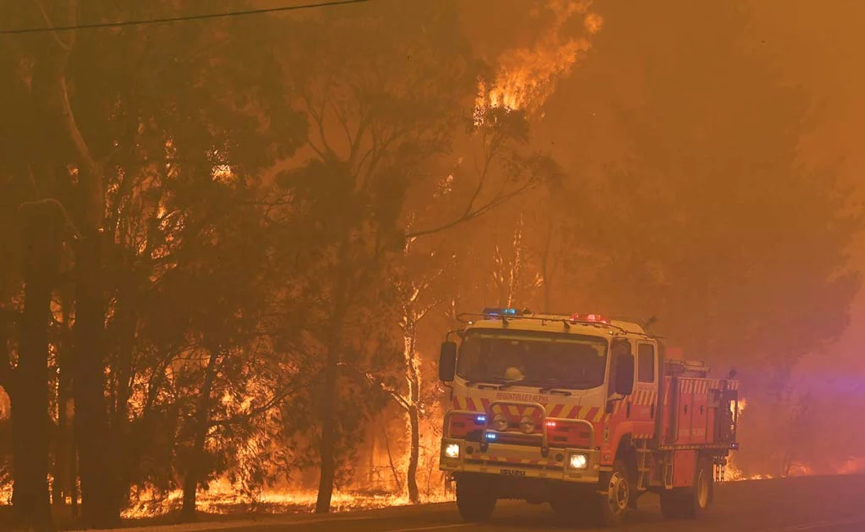 
    AUSTRALIA. Hectare întregi de vegetaţie au fost transformate în scrum pe întreg teritoriul AustralieiFoto: EPA-EFE  