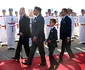 Prințul Moulay Al Hassan al Marocului și Regele Mohammed al VI-lea la primirea Regelui Juan Carlos. FOTO: Getty Images