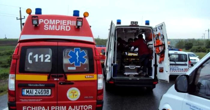 Victimele au fost transportate la spital (foto arhivă)