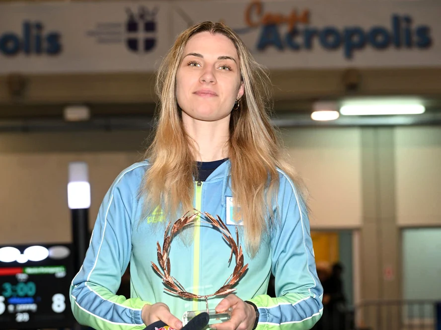 Scrimera Olga Kharlan, sportivă din Ucraina FOTO: FB