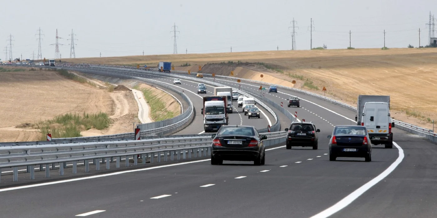 În prezent, doar primul tronson, de aproximativ 15 kilometri al autostrăzii, este deschis. FOTO Dorin Constanda