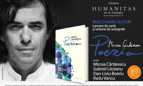 Lansarea integralei operei poetice – Mircea Cărtărescu jpeg