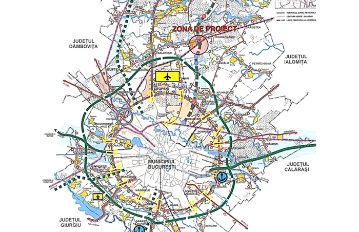 nod intermodal moara vlasiei legătura cu Otopeni