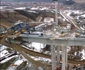 Viaductul Tălmăcel din tronsonul I Şelimbăr - Boiţa al Autostrăzii Sibiu Piteşti Foto captură video - You Tube - Radu Ignat
