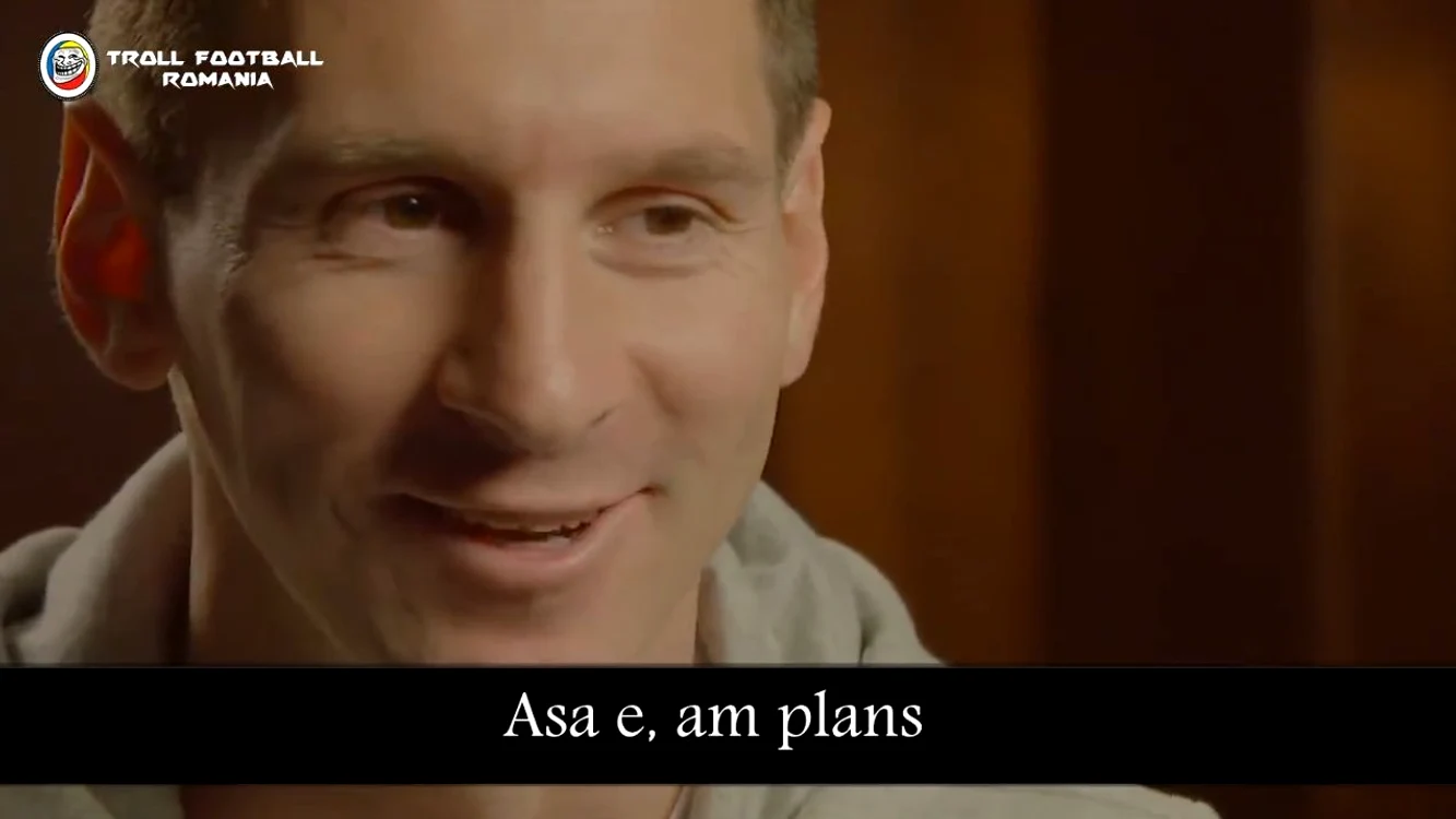 Messi a plâns când Tănase nu a dorit să de-a mână cu el