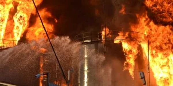 Exploze la o baza aeriana din Kiev FOTO Ministerul de Urgenta ucrainean