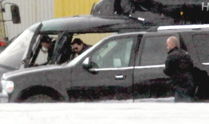 Pe platoul de  filmare de  la Reykjavik