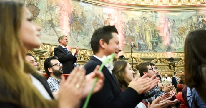 Klaus Iohannis la Parsifal FOTO Presidency.ro