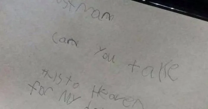 scrisoare către tată în rai