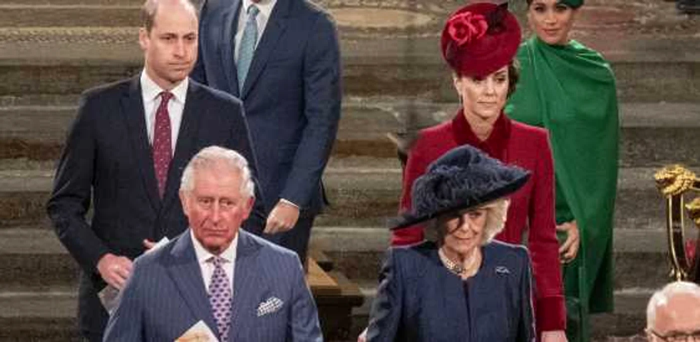Ducii de Sussex şi ducii de Cambridge, împreună la ceremonia religioasă de anul trecut