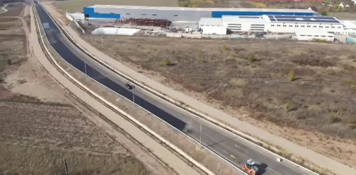 Lucrările la Centura de Sud a Craiovei, blocate parţial. FOTO: DRPD Craiova