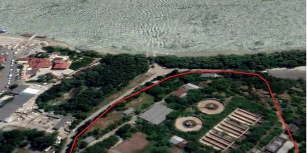 Zona unde va fi amplasat noul parc de aventură din Galaţi FOTO PM Galaţi
