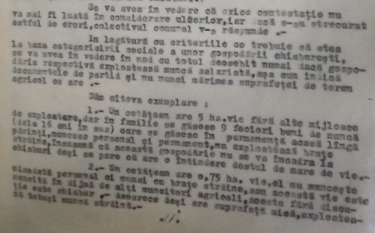 Documente cu instrucțiuni despre chiaburi SURSA CNSAS