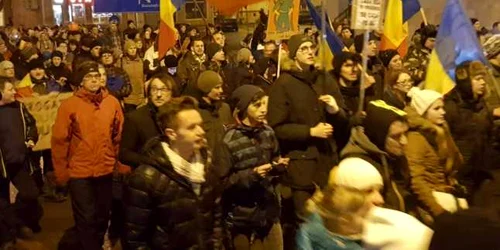 protest sibiu ziua a 7 a. foto traian deleanu