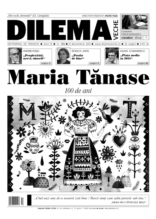 Ultima Dilemă din 2013: Maria Tănase   100 de ani jpeg