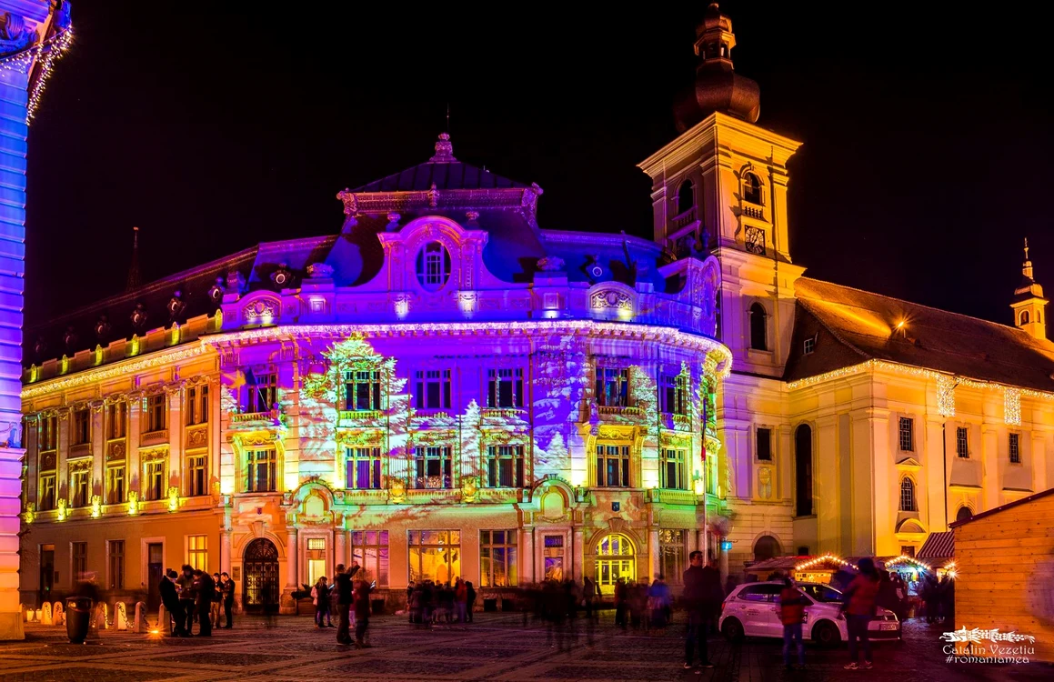Piața Mare din Sibiu Foto Cătălin Vezetiu