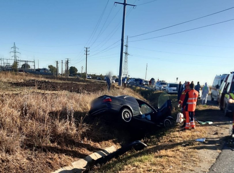 Accident grav pe șoseaua de centură a Caracalului. Un șofer în vârstă de 69 ani a murit