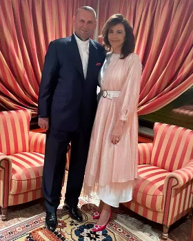 Adina Alberts și Viorel Cataramă