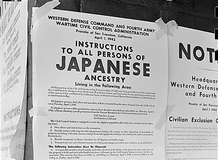 Posted Japanese American Exclusion Order jpg jpeg