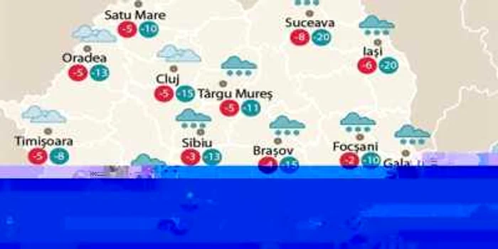 Temperaturile marţi