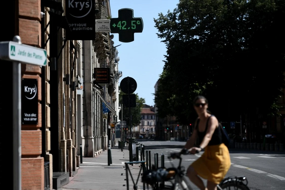Franța se confruntă, la final de iunie, cu temperaturi extreme. FOTO: AFP