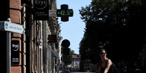 Canicula in Franta FOTO AFP