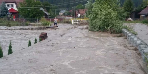 Inundatii Campulung Moldovenesc. FOTO ISU Suceava