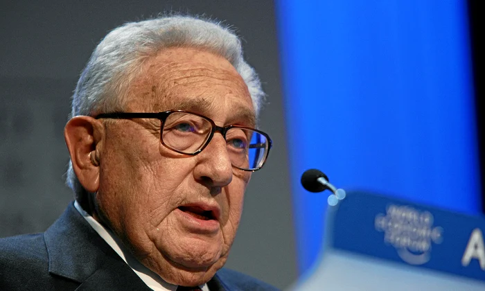 Henry Kissinger, în 2008 (© Flickr / World Economic Forum)