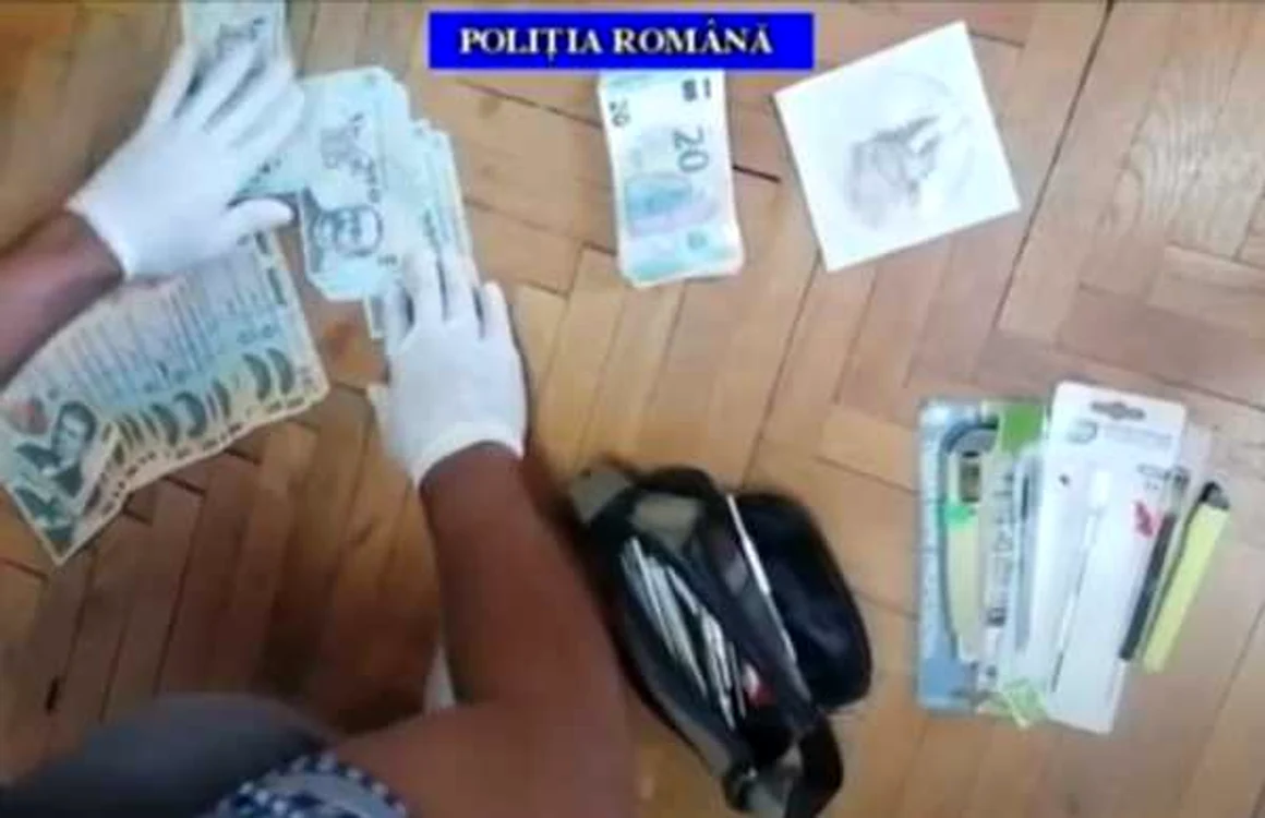 Teancuri de bancnote de diferite valori au fost găsite în casa liderului grupului de falsificatori de bani