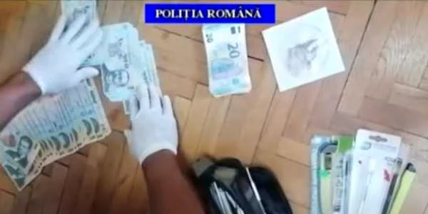 bani falsi foto politia prahova