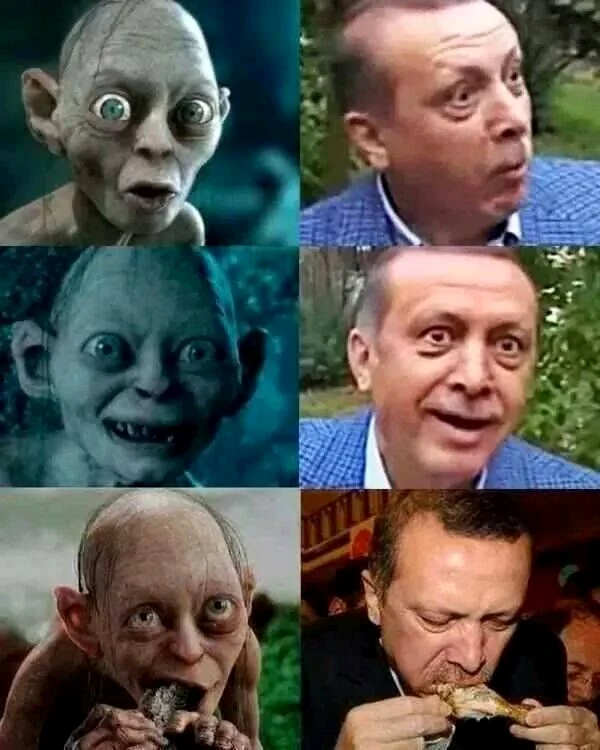 gollum si erdogan