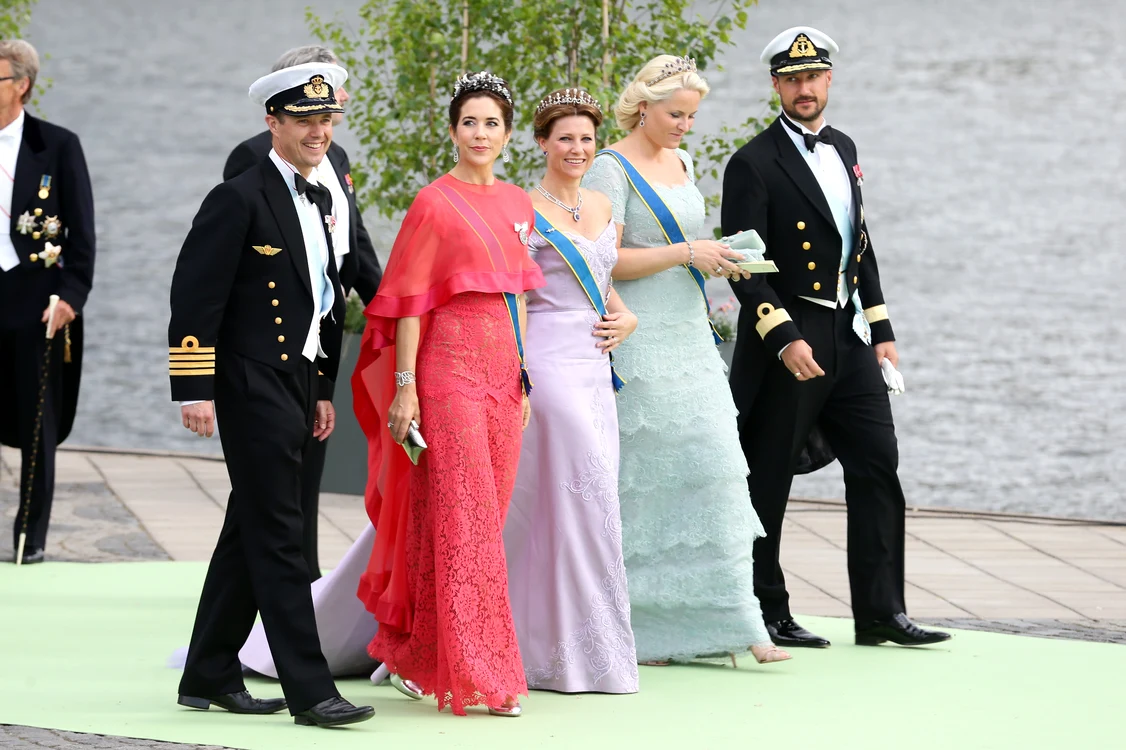 Frederik al Danemarcei, Mary a Danemarcei, Prințesa Martha Louise a Norvegiei, Prințesa Mette Marit și Prințul Haakon al Norvegiei   GettyImages 170191331 jpg